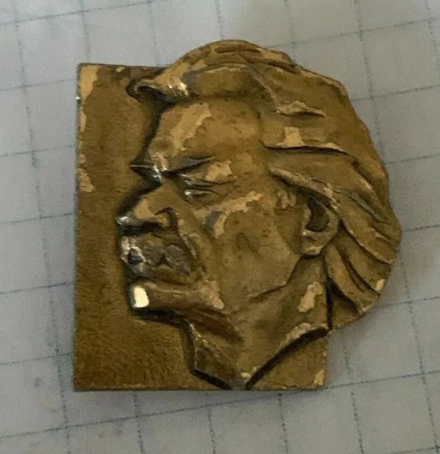 Pin Badges Lenin USSR Propaganda Ilich Lenin Russian Soviet USSR Vintage #3