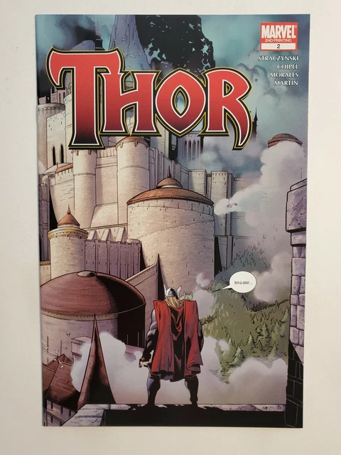 THOR #2 (VF/NM) 2007 2nd PRINTING VARIANT COVER; OLIVIER COIPEL PENCILS