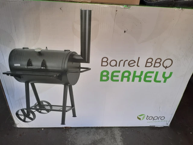 Tepro Grillfass Berkeley Grillwagen Holzkohle NEU OVP