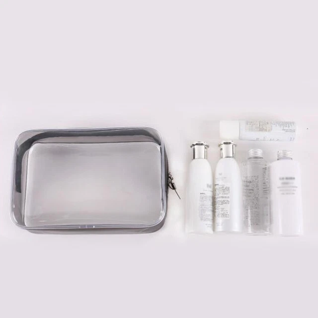 Brushes Organizer Cosmetic Toiletry Bag Clear Makeup Bag Travel Storage Pouch