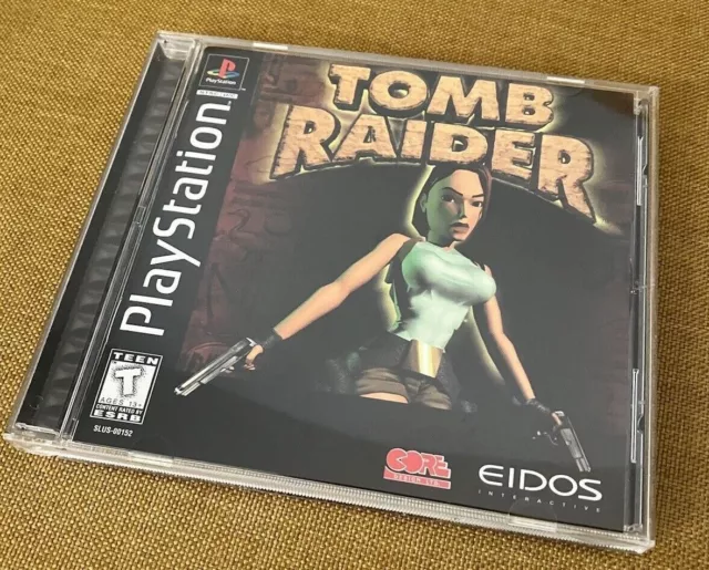 Tomb Raider (SONY PlayStation 1, 1996) PS1 Indiana Jones COMPLETE NEW MINT
