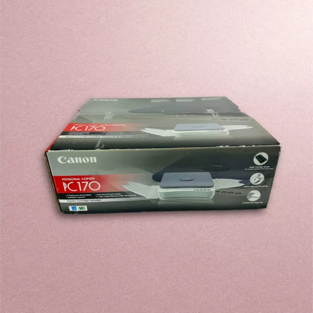Canon PC170 Personal Laser Copier FACTORY SEALED