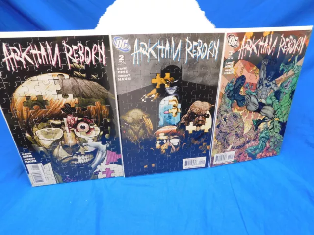 Arkham Reborn 1-3 Complete DC Comic Book Set 1 2 3 VF/NM