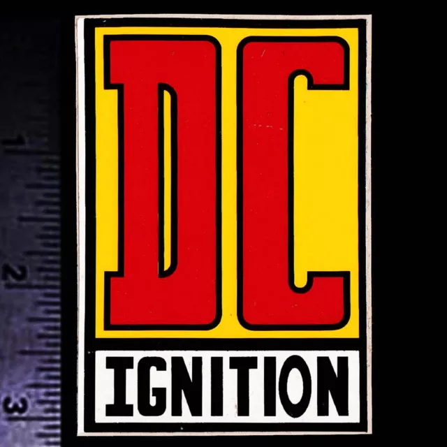 DC IGNITION - Original Vintage 1960's 70's Racing Decal/Sticker