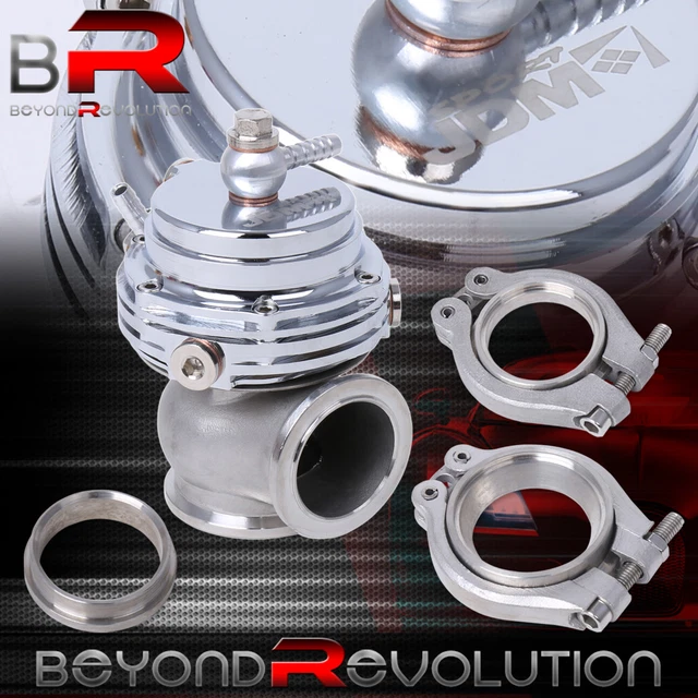 35mm 38mm Silver Top Turbocharger External Compact Waste Gate Manifold V-Band 35mm 38mm Silver Top Turbocharger External Compact Waste Gate Manifold V-Band
