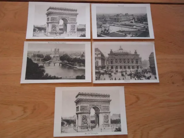 Cpa Lot Carte Postale Ancienne Cartophile Paris 1900 Carrousel Arc Triomphe