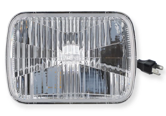 Retrobright 5700K Clear LED 5"x7" Rectangle Head Light Pair For Classic Vehicles