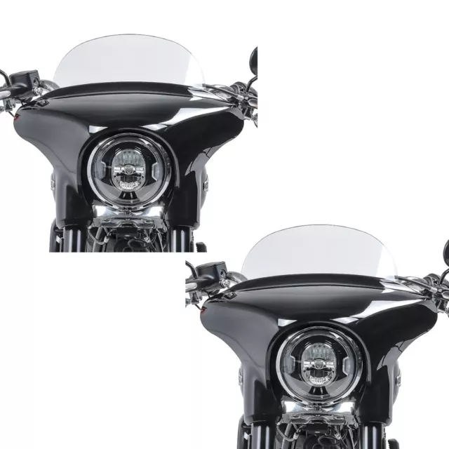 2x Pare-brise pour Harley Sportster 18-23 pare-brise Craftride Glide tour Transp