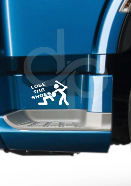 Windschutzscheiben-Aufkleber "If It's On It's Gone" – Für LKW (DAF, Scania, Volvo, MAN), Unbranded, Glänzend