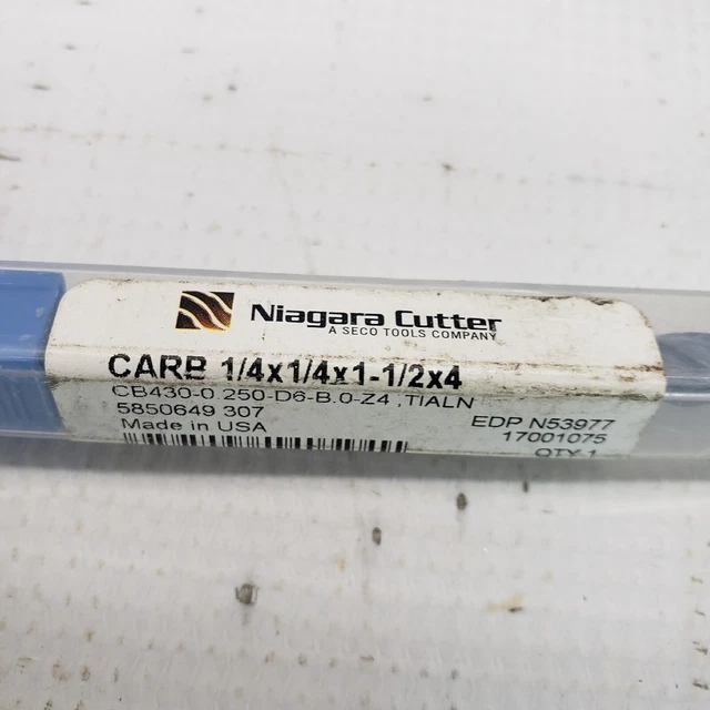 Niagara Cuttee Seco Carb 1/4x1/4x1-1/2x4 17001075