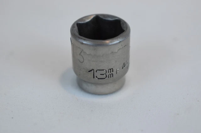 MATCO TOOLS A13M6A 13mm Metric Shallow Socket 1/4