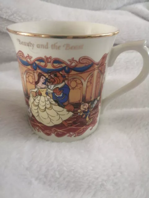 Lenox Disney Beauty and the Beast fine porcelain Mug