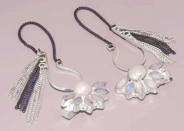 Orecchini arcobaleno / Oro e argento / Diverse chiusure