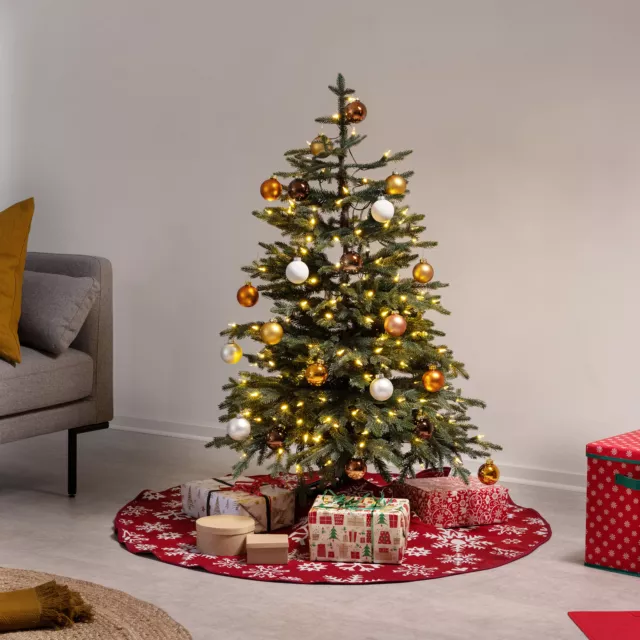 Falda para árbol de Navidad Ø 127 CM para decoración y protección del suelo 2