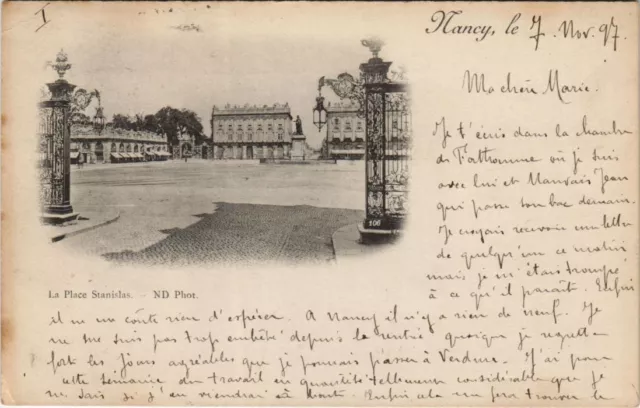 CPA NANCY Place Stanislas (989392)