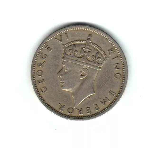 SOUTHERN RHODESIA HALF CROWN 2/6 KM-24 1949 x 1 Piece KING GEORGE CURRENCY COIN