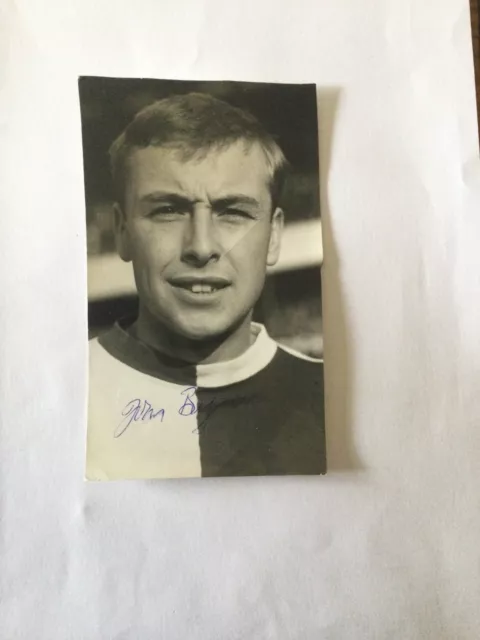 JOHN BYROM ( Blackburn Rovers ) Signed Photograph.