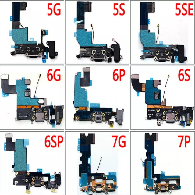 iPhone 6 6S 7 8 Plus X XR XS MAX Charge Charging port Connector Flex Cable