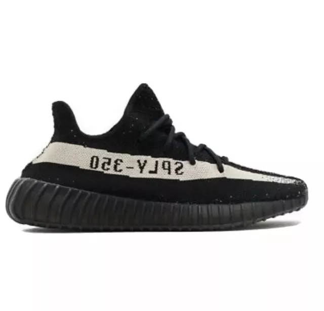 Adidas x Kanye West Yeezy Boost 350 V2 SPLY Black/White UK9.5US10 100%Authentic