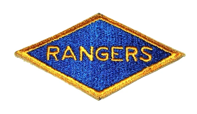 ORIGINAL CUT-EDGE FULLY Embroidered Korean War Era Army Rangers Diamond ...