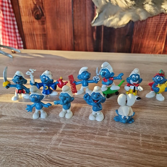 LOT De 12 Figurines Schleich Super Schtroumpf - Neufs En Boîte - Collection