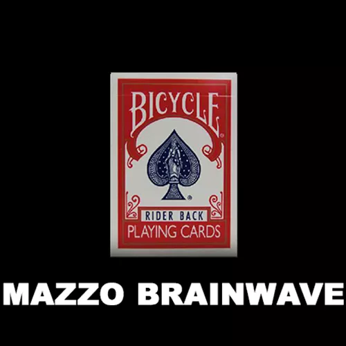 Mazzo di carte Brainwave Deck - (Pro quality Bicycle Cards Edition) - Rosso Box