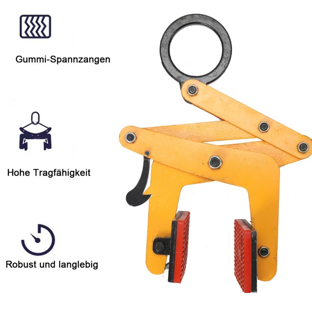 Versetzzange Bordsteinversetzzange Steingreifer Klinkergreifer Steinzange 320kg