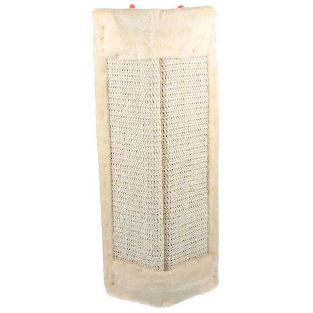 Poste rascado de sisal mate de borde rascado