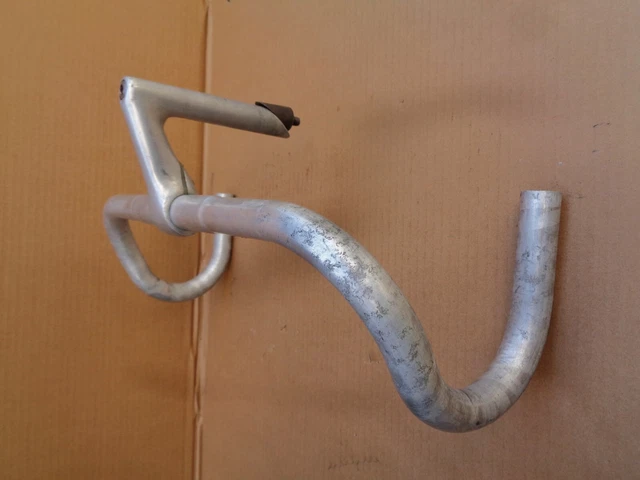 Potence Atax Aéro – Vélo Route Vintage – Aluminium Argenté – Occasion – Fabriquée En France