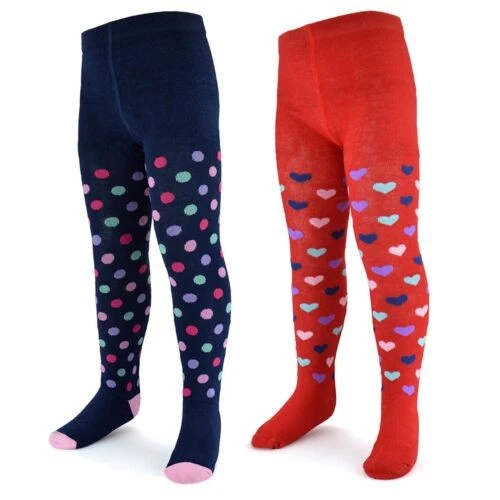 Lot 3 collants opaques coton multicolore bébé fille | La Halle