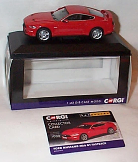 Modellino Corgi Scala 1:43 – Ford Mustang Mk6 GT Fastback, Rosso Gara (VA15503)