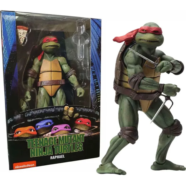NECA Raphael Teenage Mutant Ninja Turtles 7" Action Figure 1990 TMNT Official 2