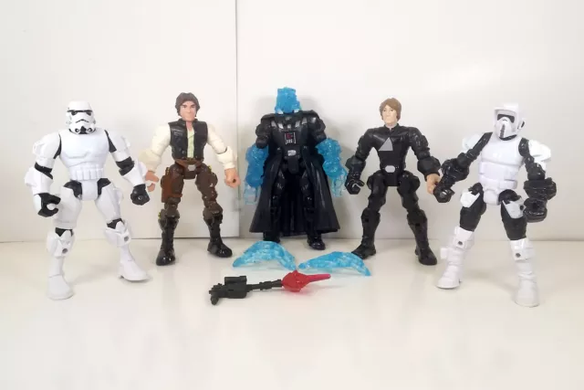 Star Wars Hasbro Hero Mashers 6” Inch Articulated Action Figures Bundle