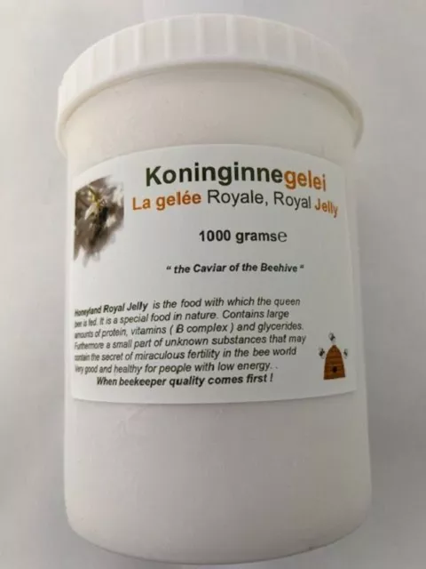 Royal Jelly , La Gelée Royale , Pappa Reale , Jalea Real,  Fresh 1000 gram