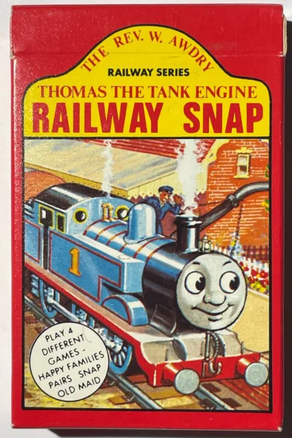 Vintage Playing Card Game Thomas Tank Engine Railway Snap  1984 Stanfield MINT E