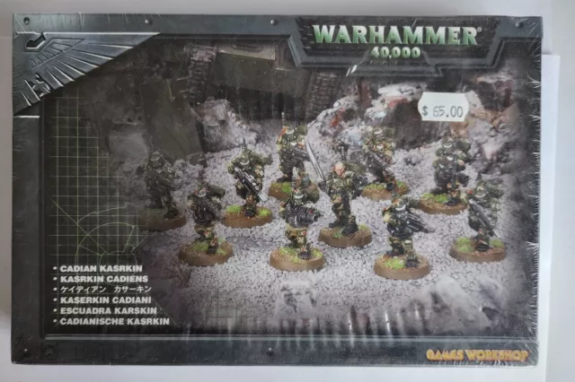 Warhammer 40k - Imperial Guard - Cadian Kasrkin - NIB Sealed Metal OOP- GW