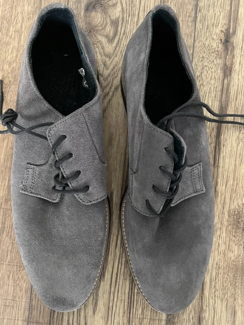 mens grey suede shoes