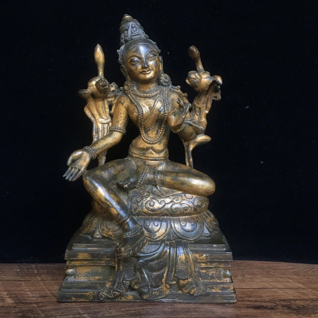 Chinese Exquisite Handmade Buddha Bronze Statue
