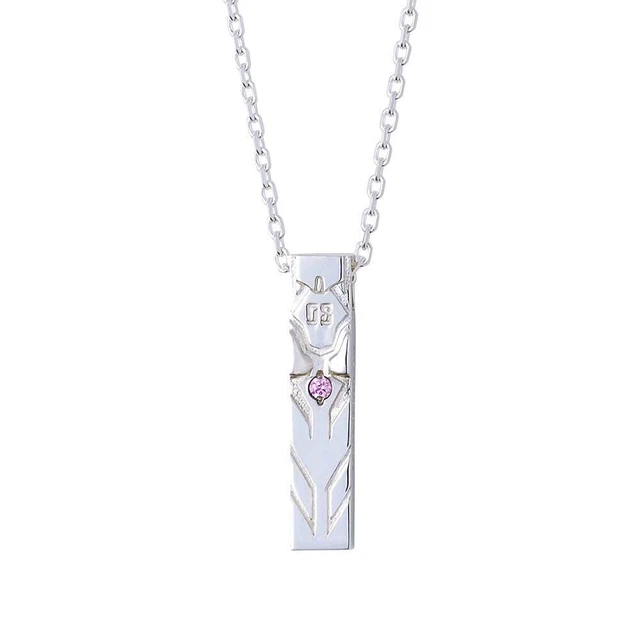 [The Kiss] Sin Evangelion Theatrical Ver. Plug Suit Series Mari Silver Necklace
