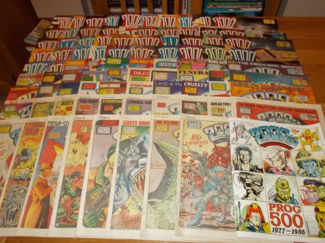 89 X 2000AD Comic Prog Collection 500-599
