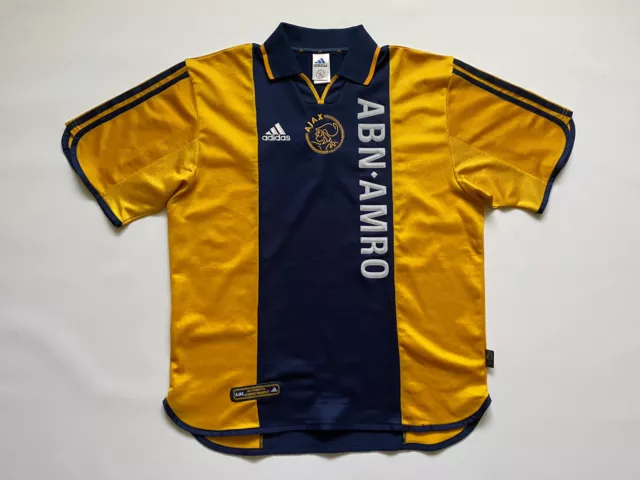 Vintage Ajax Amsterdam Holland 2000/2001 'Centenary' Away Football Shirt Adidas