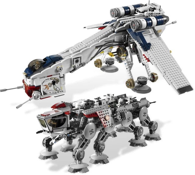 LEGO Star Wars Republic Dropship con AT-OT Walker (10195) - Adesivo alternativo