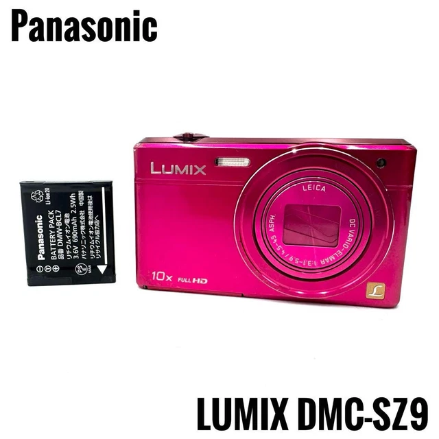 Pink Lumix Cameras Compared PANASONIC LUMIX DMC-SZ9 Compact