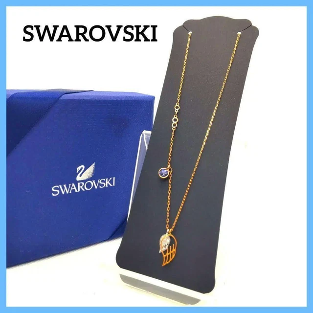 Swarovski Necklace Angel'S Wing Crystal Stone