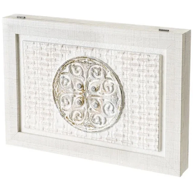 Copricontatore Elettrico Decorativo YBAIXER - Nero, Design Moderno, Copriquadro Semplice E Creativo Per Interni (formato XXL, Apertura Laterale Destra)
