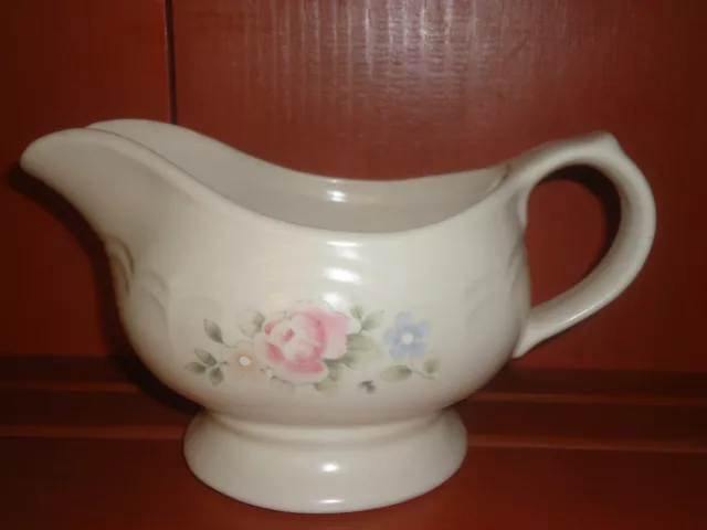 Pfaltzgraff - Tea Rose - Gravy Server -  Excellent New Cond. Made In Usa