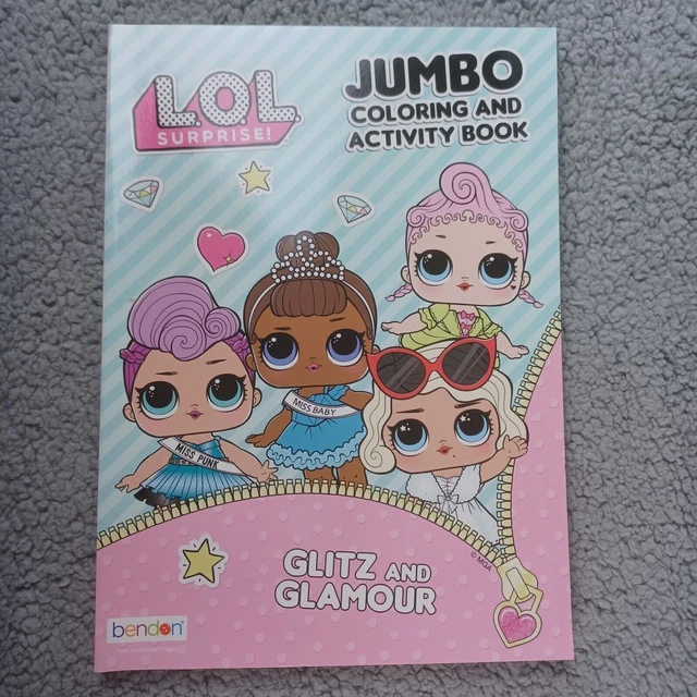 L.O.L. SURPRISE! JUMBO Coloring and Activity Book. LOL Glitz and