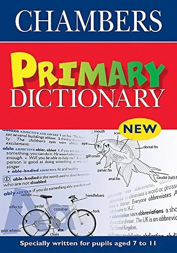 Chambers Primary Dictionary by Chambers Hardback Book The Cheap Fast Free Post