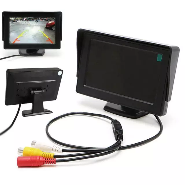 4.3" Car Rear View System Backup Reverse Camera Night Vision TFT LCD Monitor US