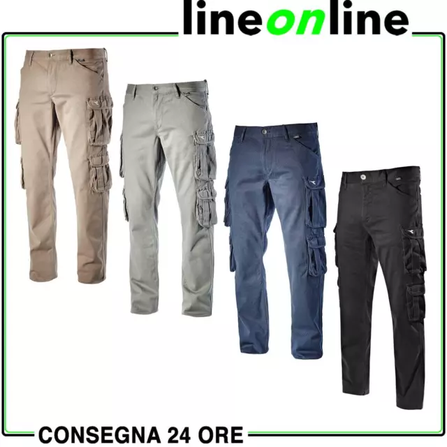 Pantaloni da lavoro Diadora Utility WAYET II elasticizzati con tasche laterali